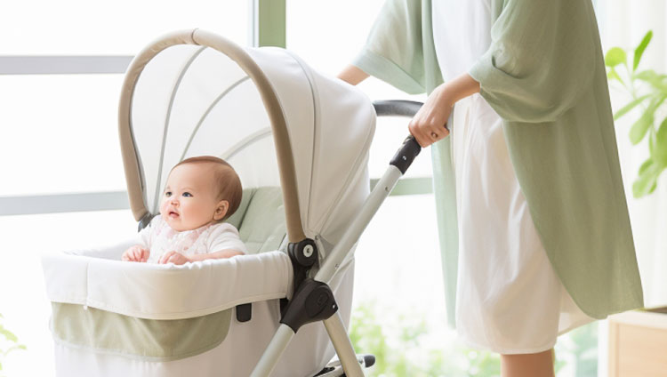 バギーやベビーカーのままでの来院が可能